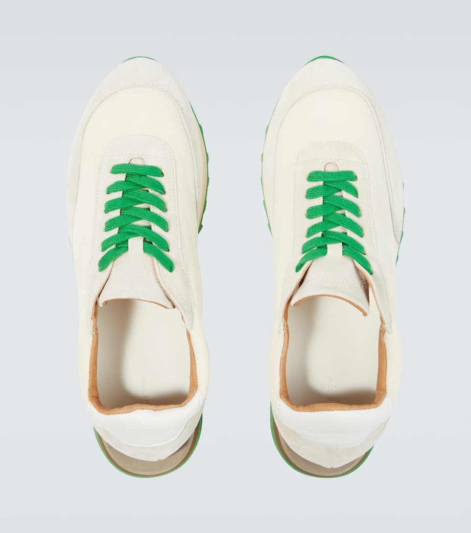 Owen Runner mesh and suede sneakers - 4
