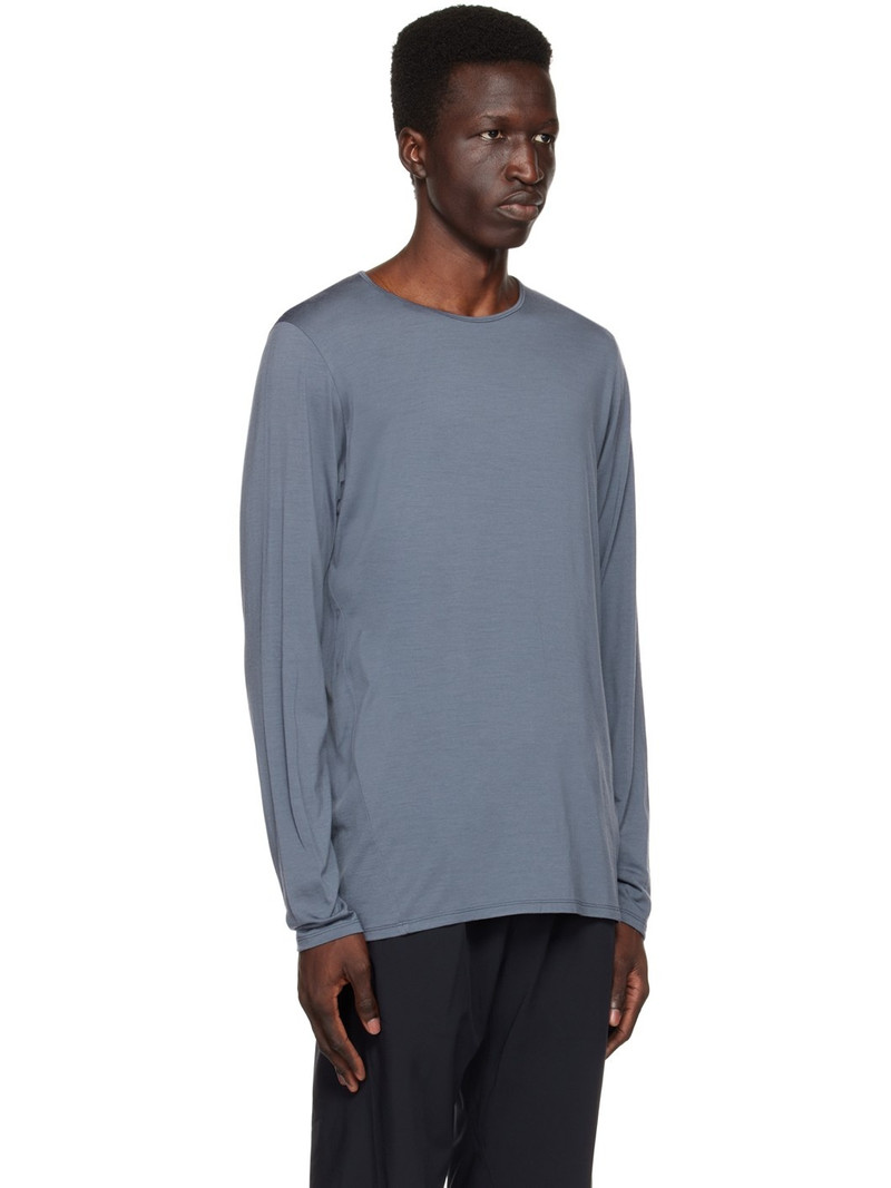 Navy Frame Long Sleeve T-Shirt 2