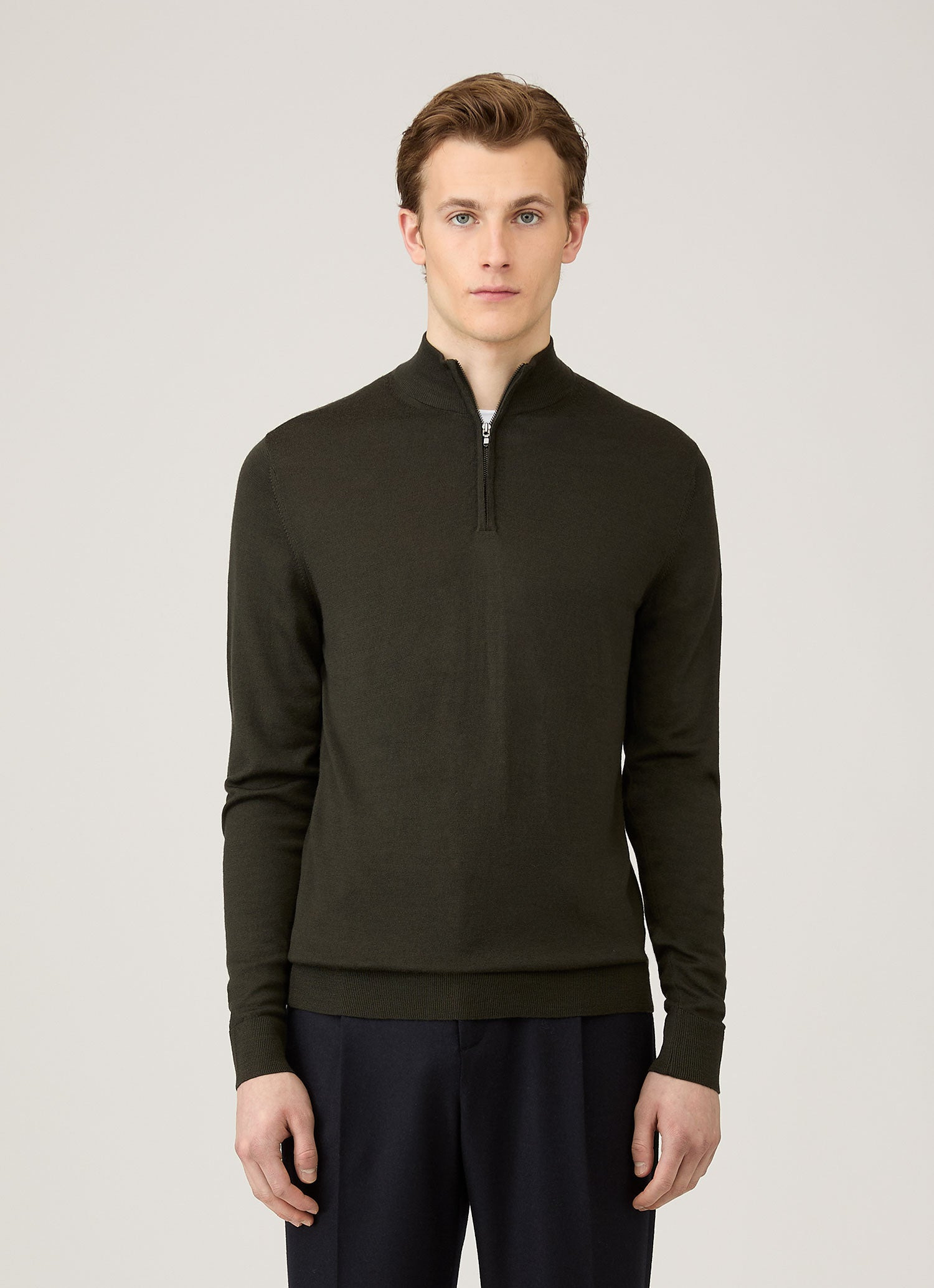 Extra‑Fine Merino Zip Neck - 2