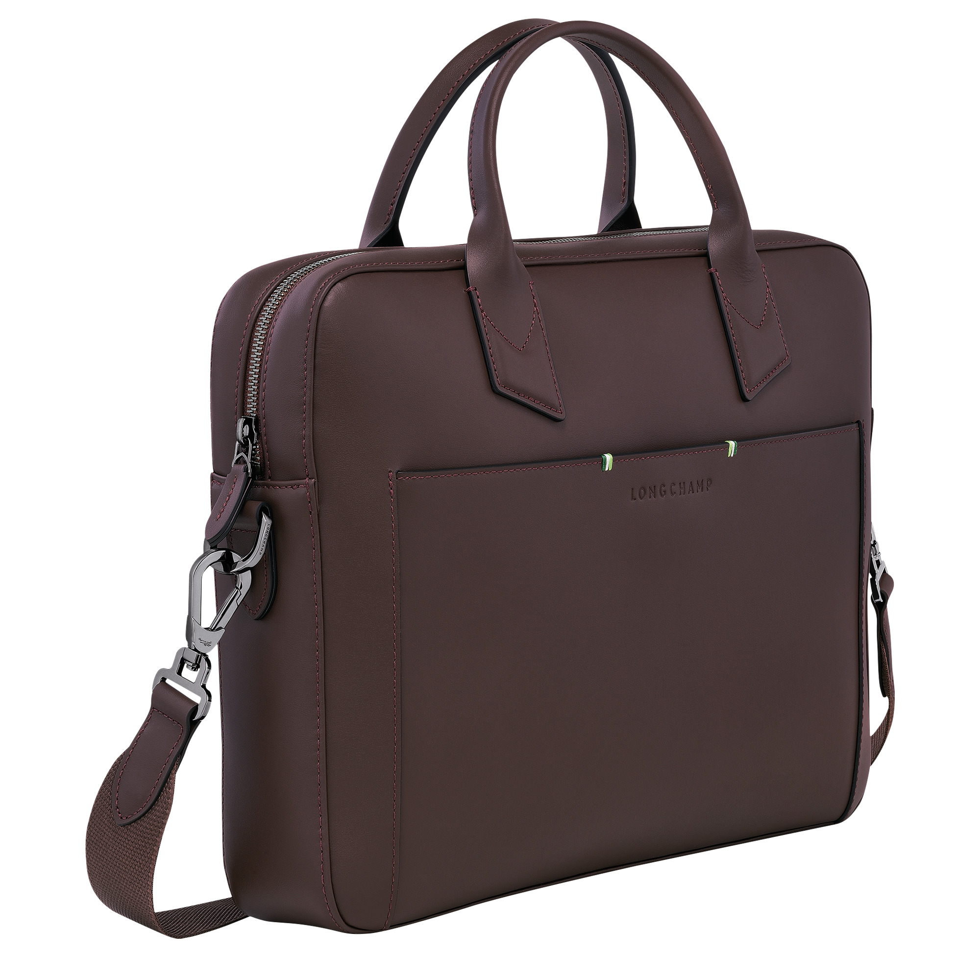 Longchamp sur Seine Briefcase Mocha - Leather - 2