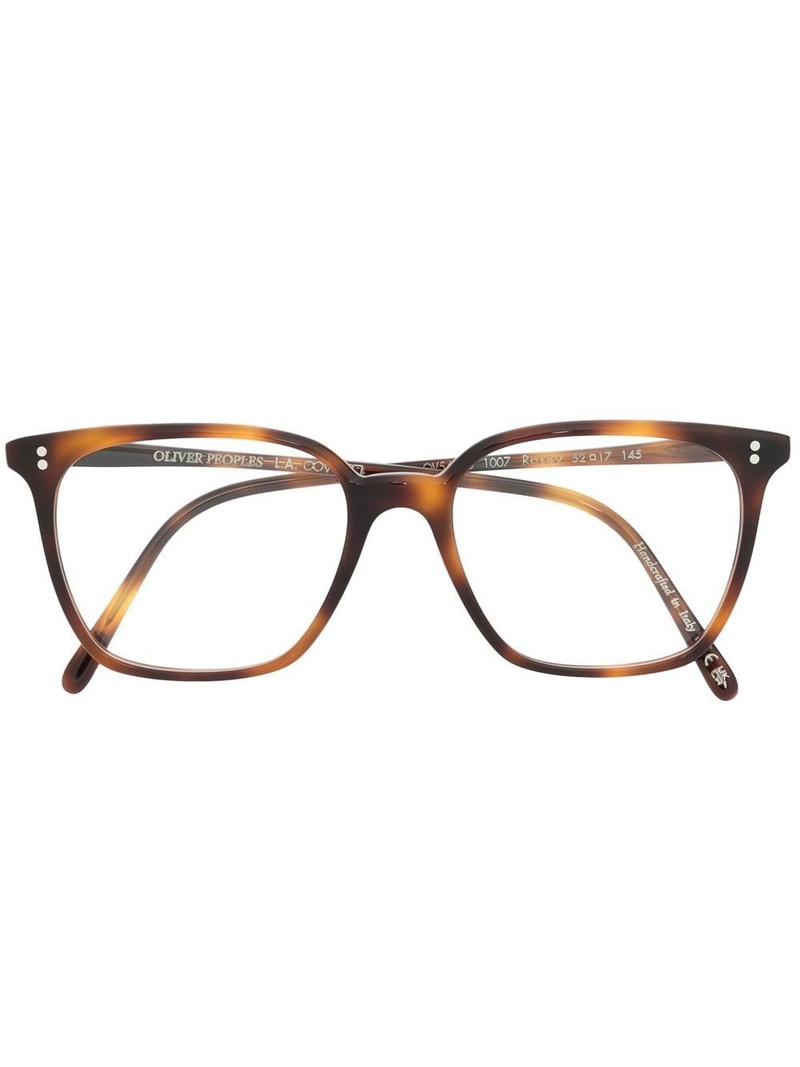 tortoiseshell square-frame glasses 1