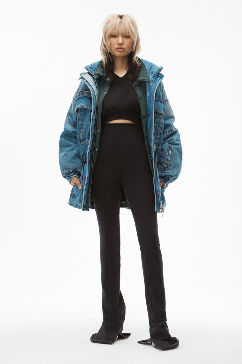 Alexander Wang STACKED LEGGING IN HEAVY STRETCH TERRY outlook