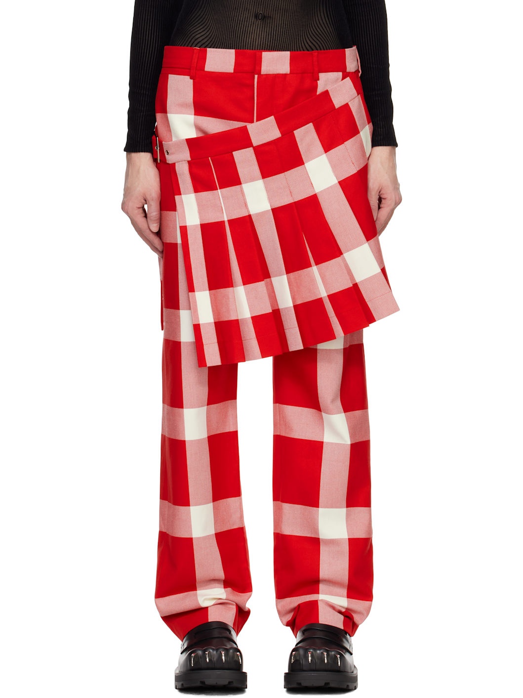 Red Skouser Trousers - 1