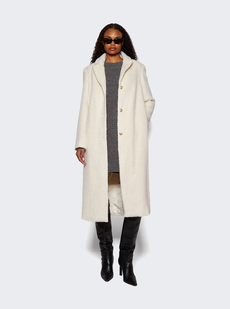 Loulou de Saison Danielle Coat Ivory outlook
