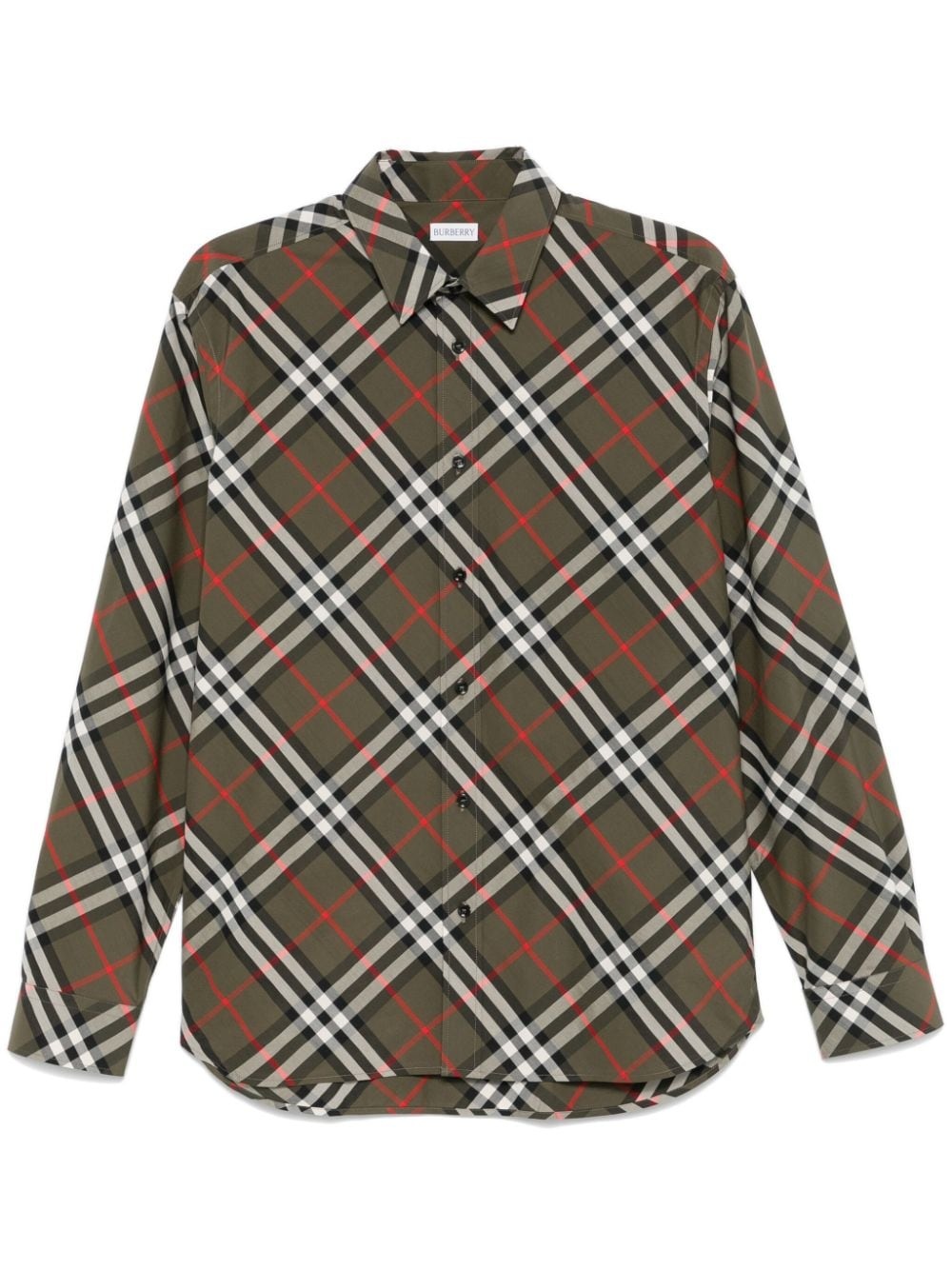 check-pattern shirt - 1