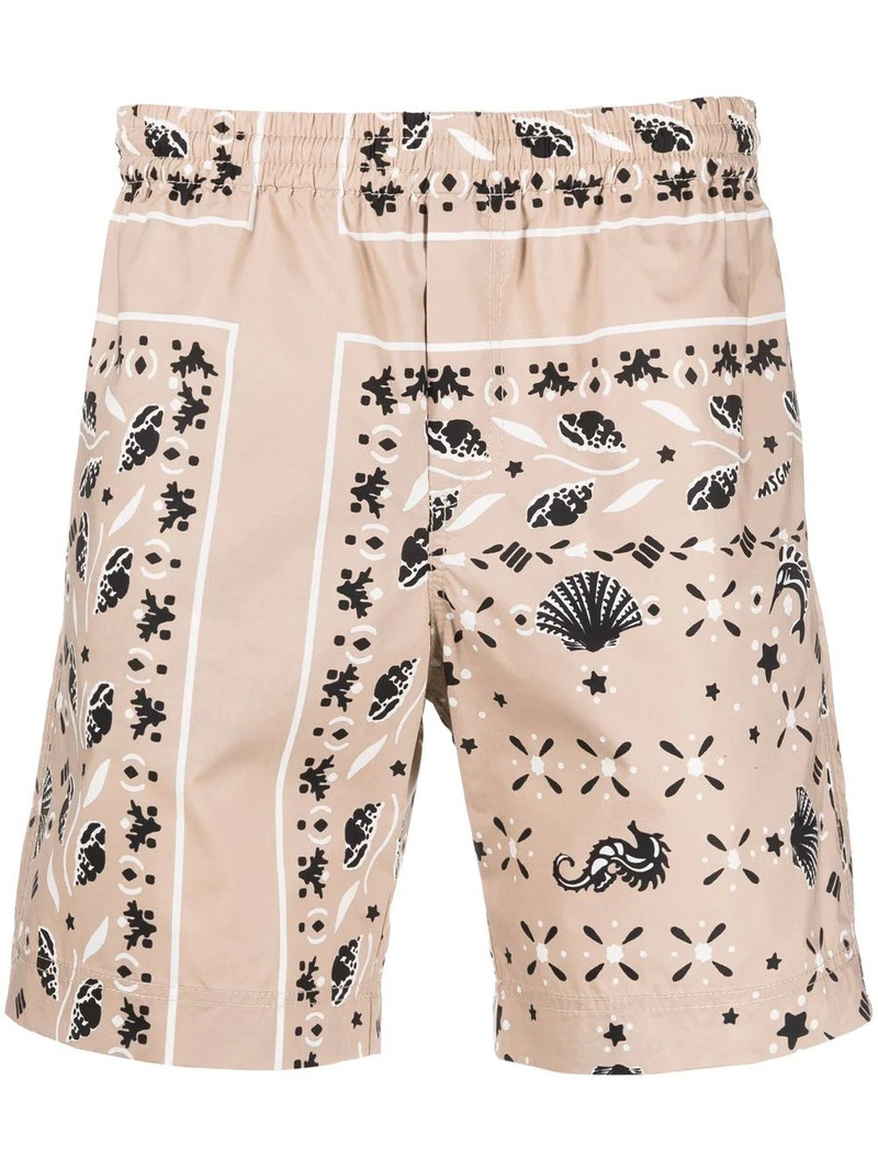 paisley print shorts 1