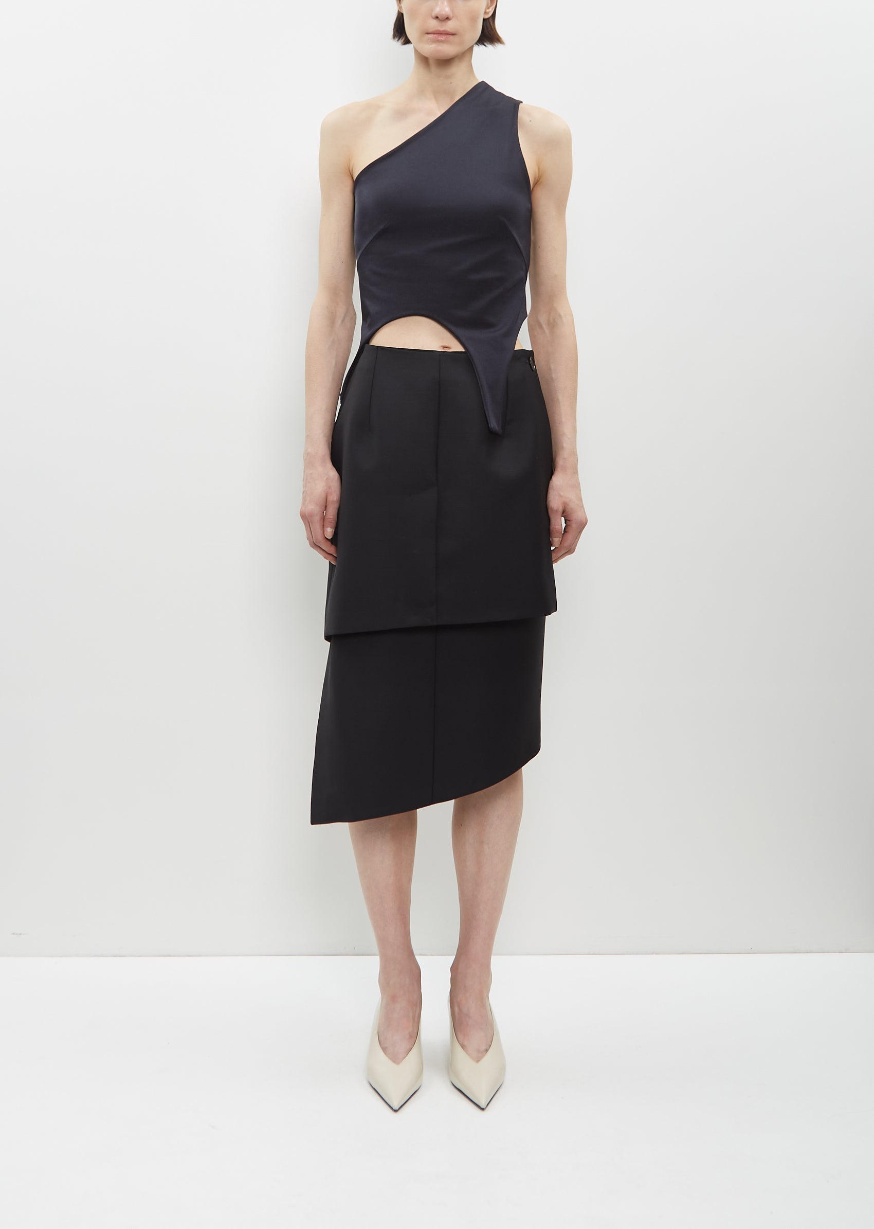 Off-Shoulder Spandex Top - 4