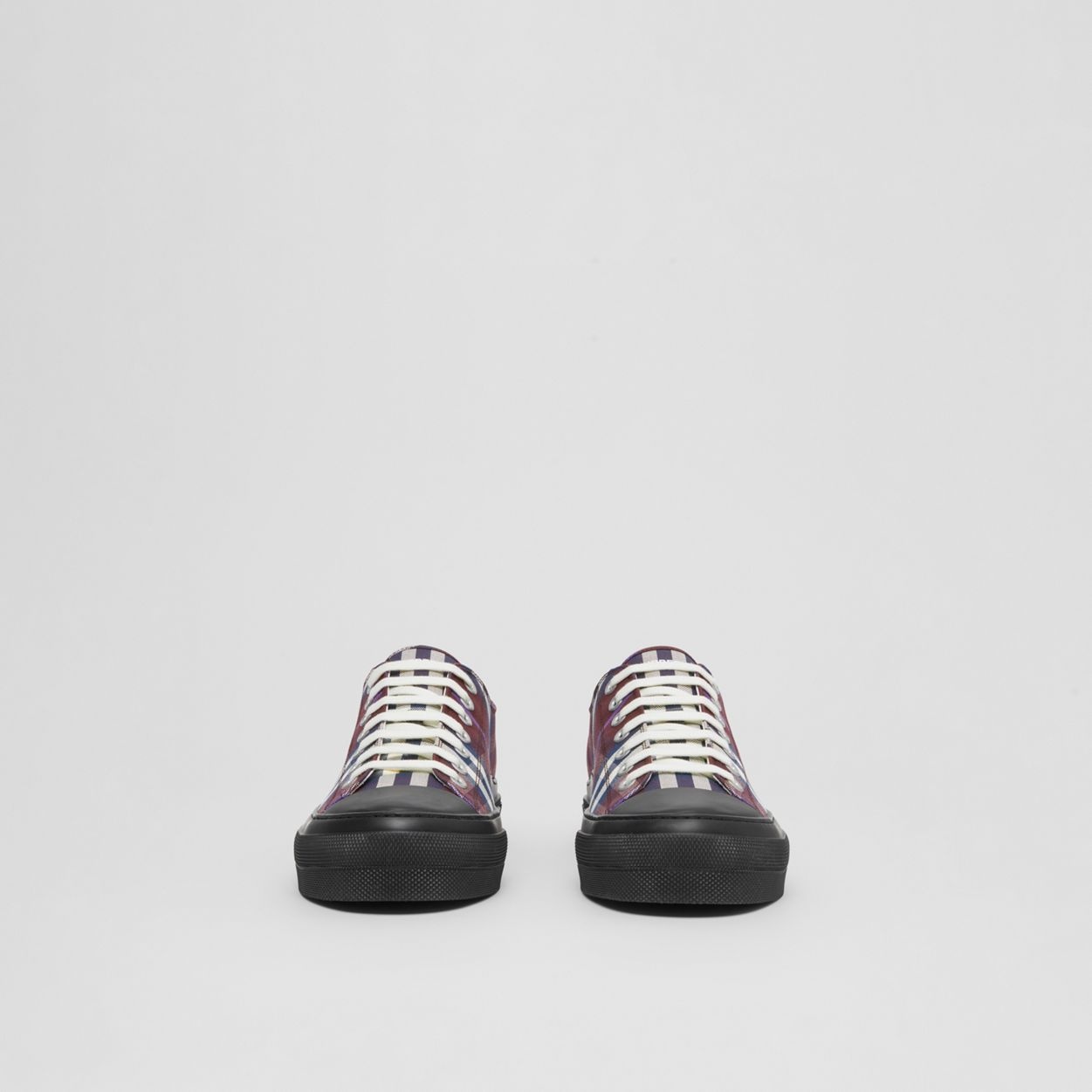 Check Cotton Sneakers - 4