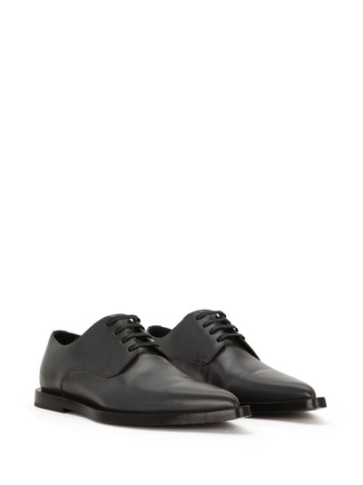Dolce & Gabbana leather pointed derby shoes outlook