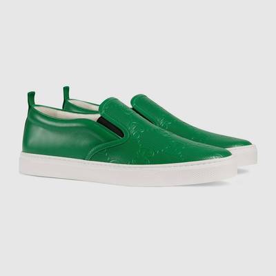 GUCCI Men's GG embossed slip-on sneaker outlook