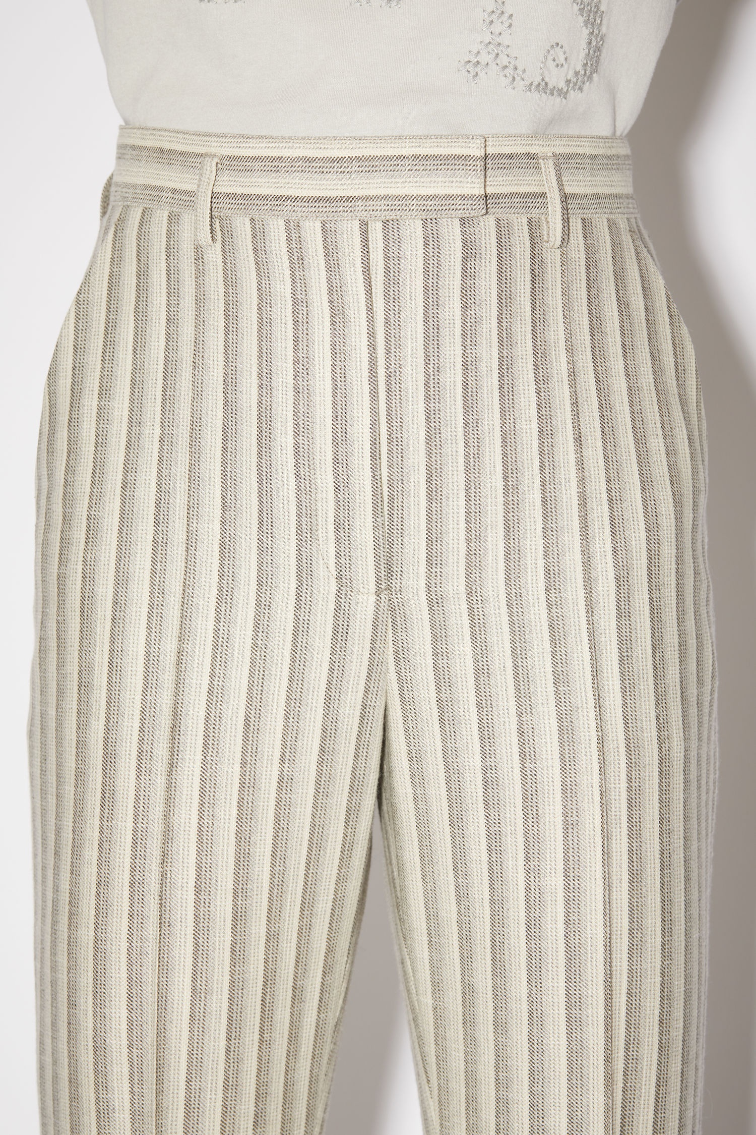 Suit trousers - Grey/white - 6
