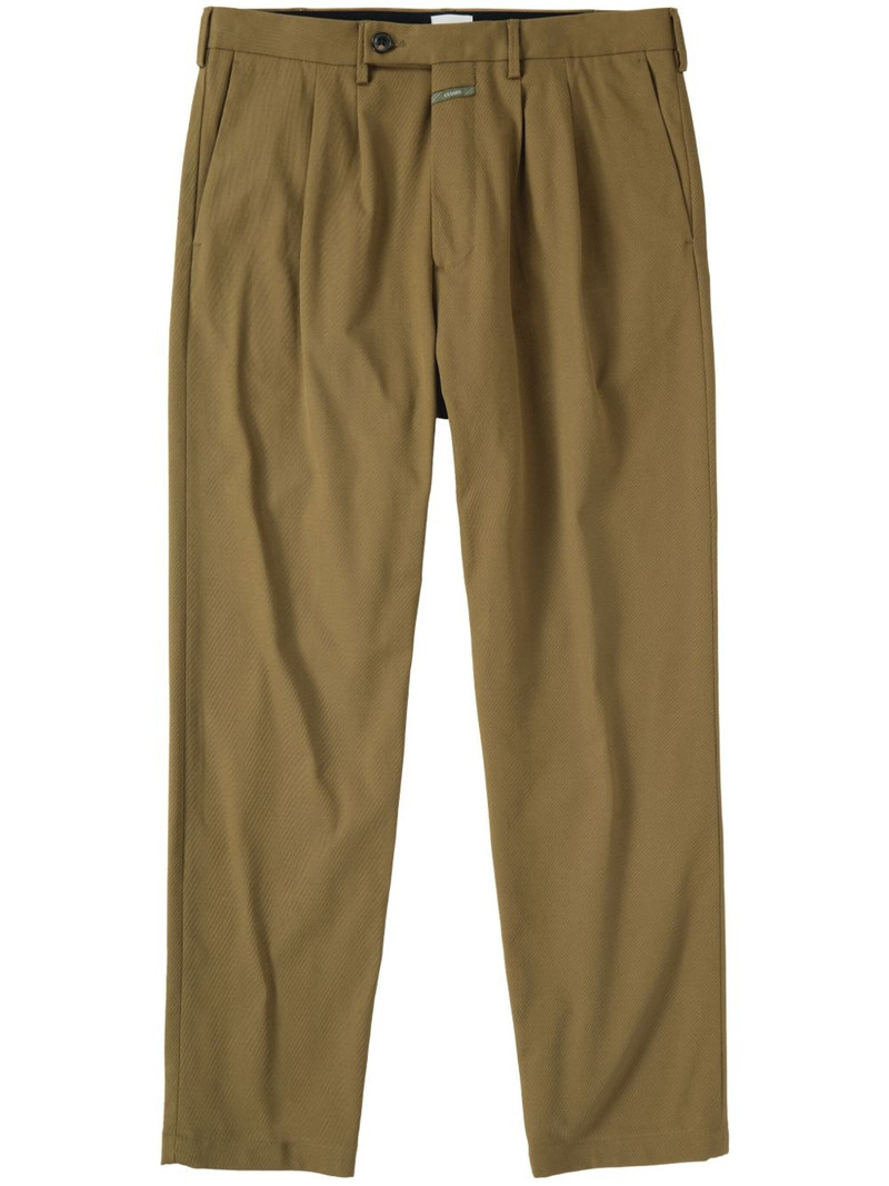 straight-leg cotton chino trousers 1