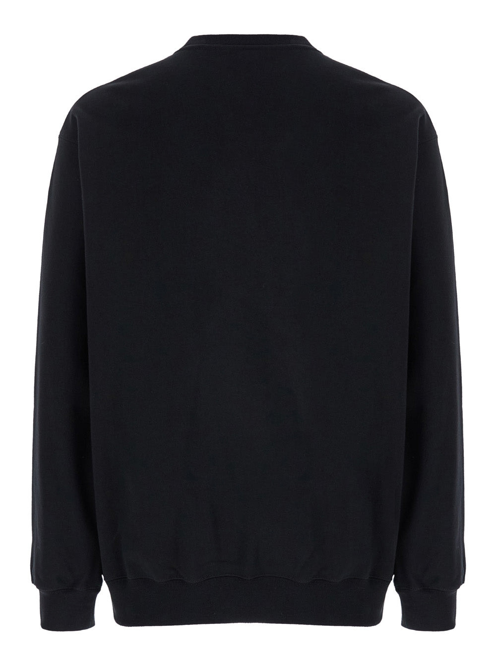 Gucci Men Black Crewneck Sweatshirt With Maxi Logo Print On The Front In Cotton Man - 2