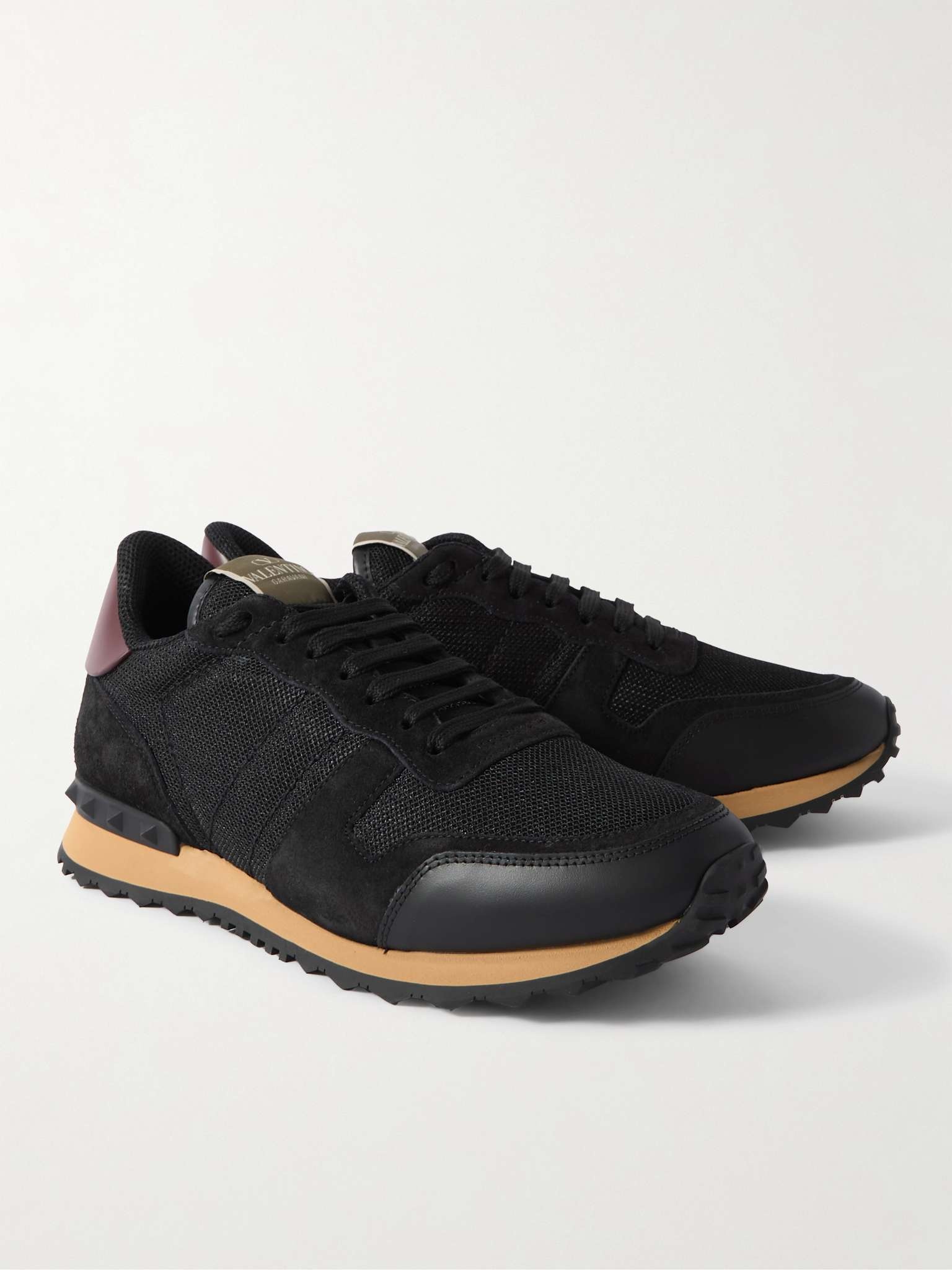Rockrunner Suede, Leather and Mesh Sneakers - 4