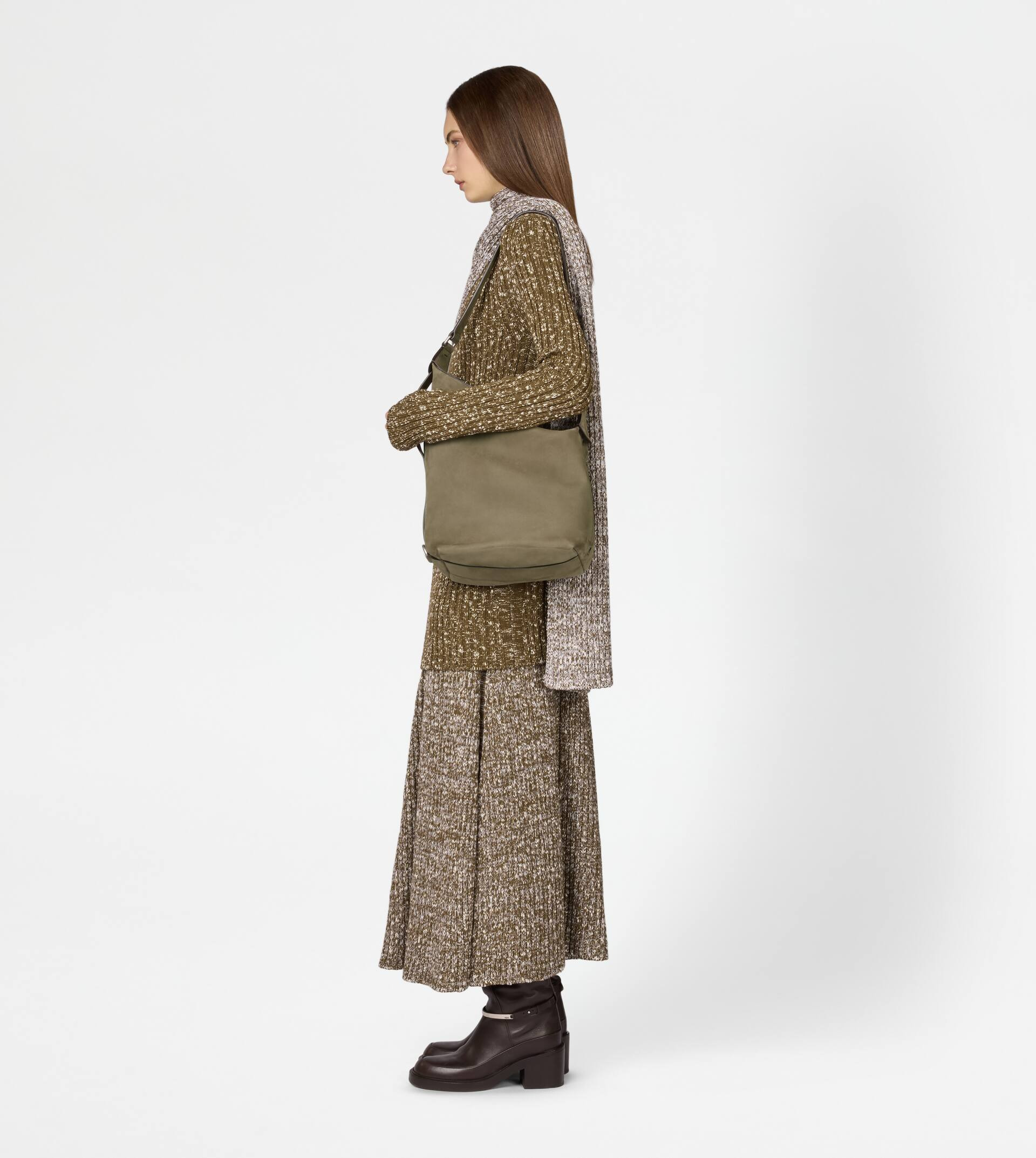 TOD’S MEDA BAG IN NUBUCK SMALL - GREY - 7
