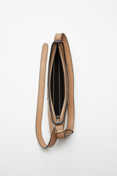 Acne Studios Platt mini shoulder bag - Dark beige outlook