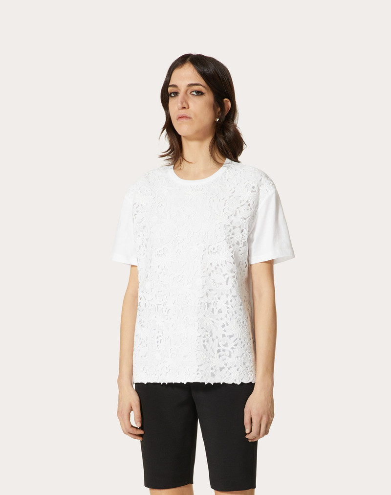 JERSEY AND MACRAMÉ T-SHIRT 3