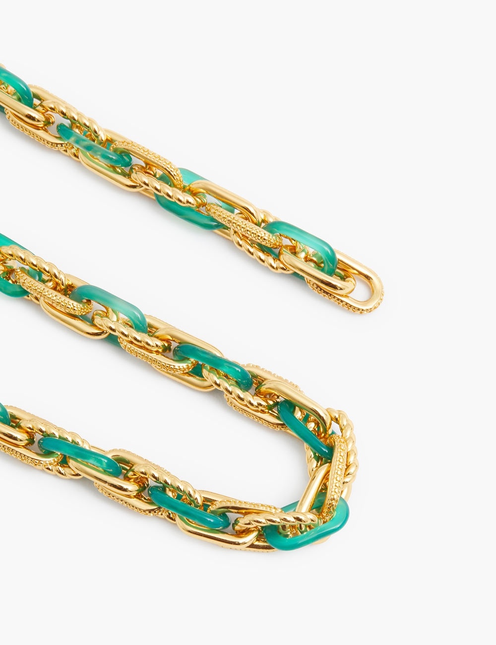 COLLAGE CHAIN LINK NECKLACE - 4