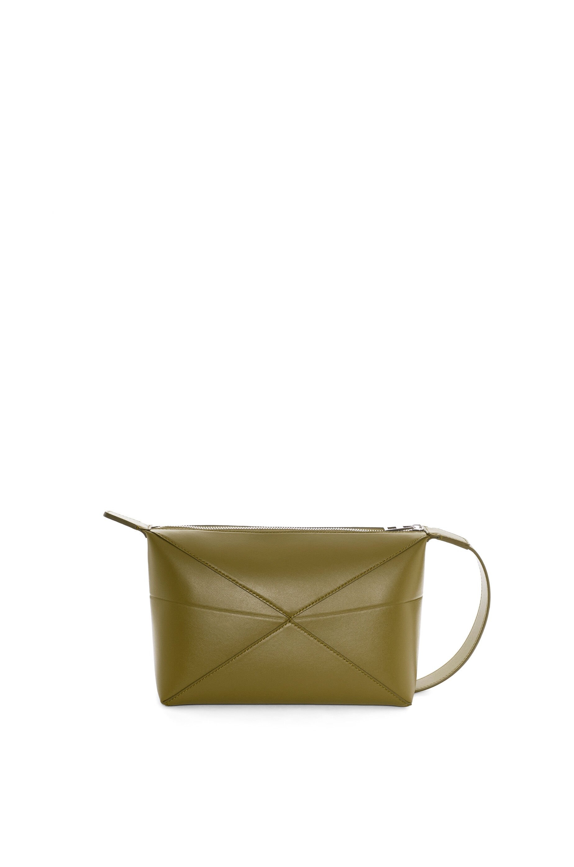 Puzzle Fold wash bag in shiny calfskin - 4