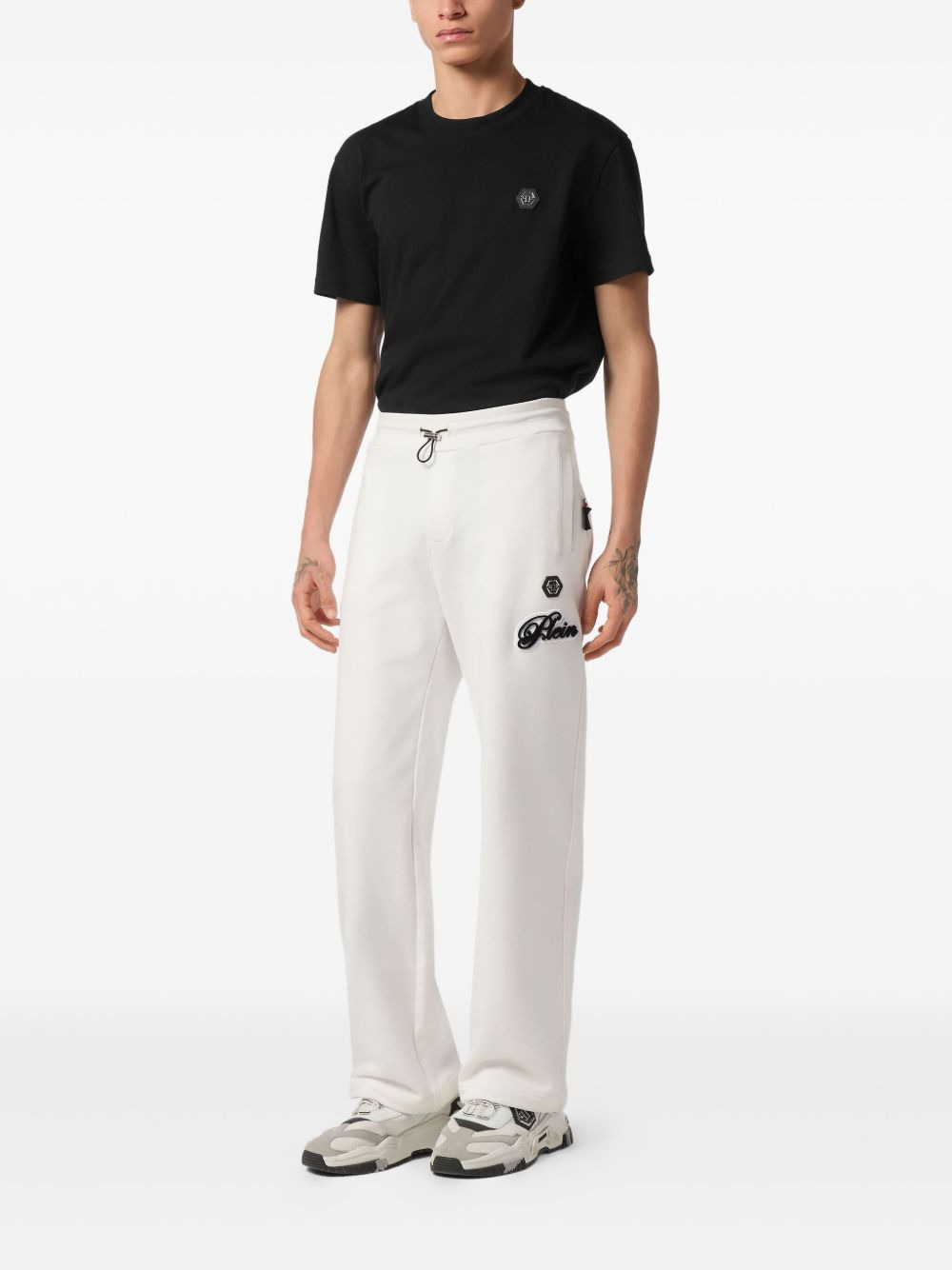 cotton track pants - 2
