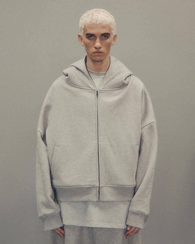 entire studios ETERNAL ZIP GREY MARLE outlook