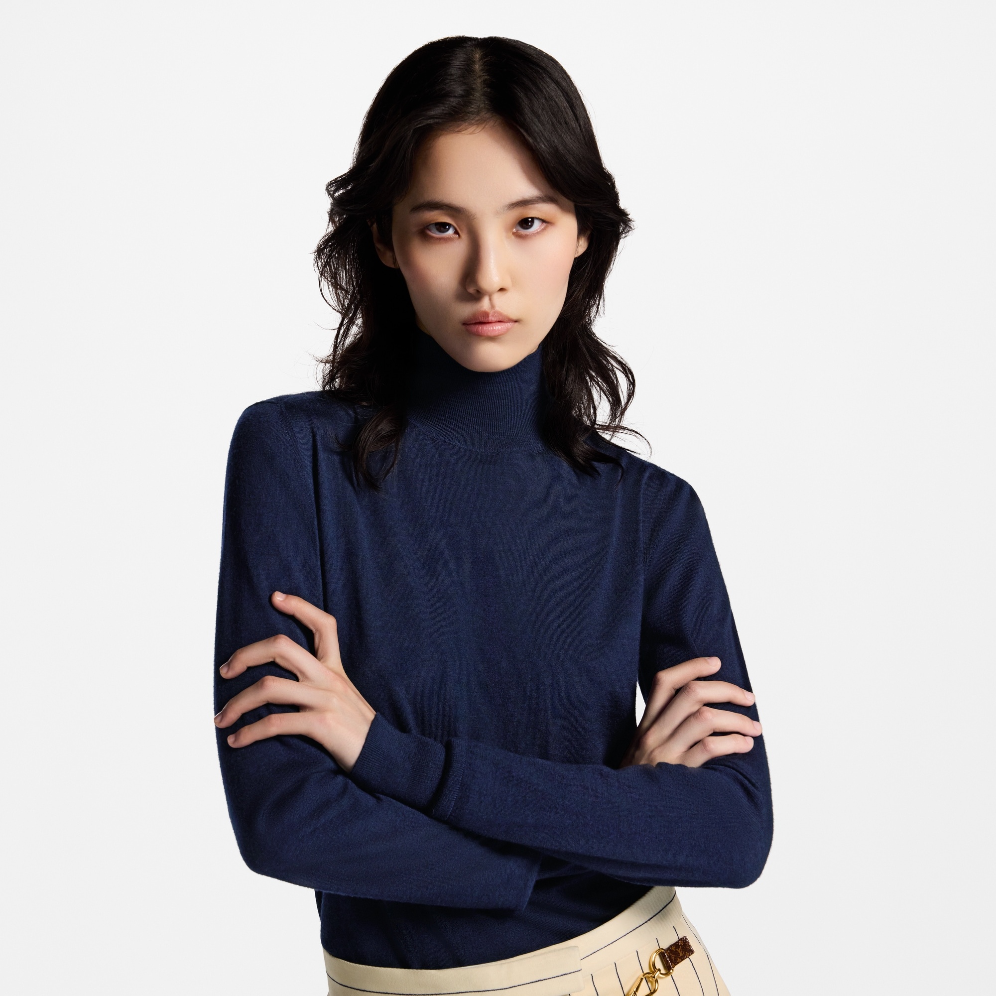 Signature Tag Turtleneck Pullover - 4