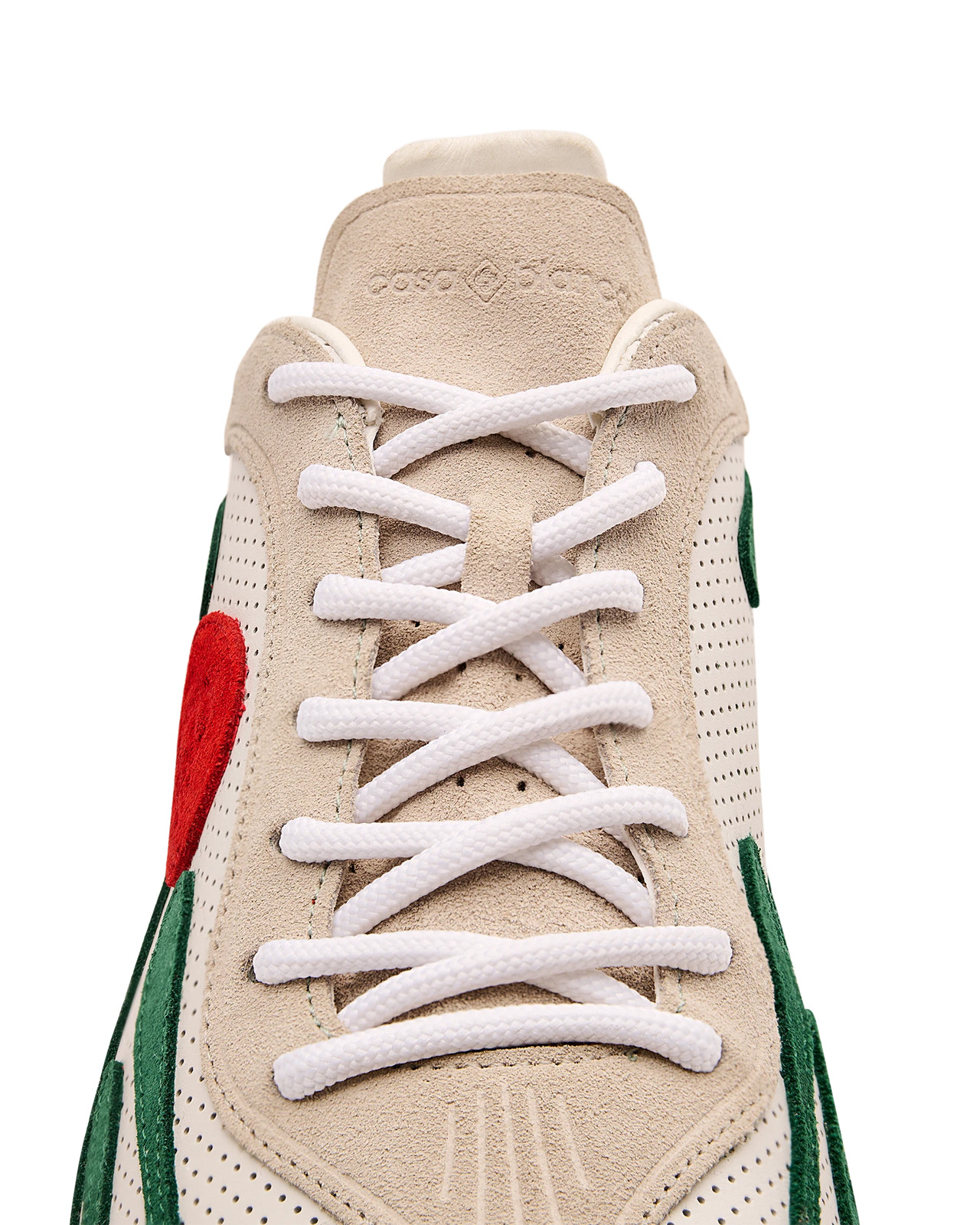 Men's White & Green Stade Sneaker | Casablanca Paris - 10