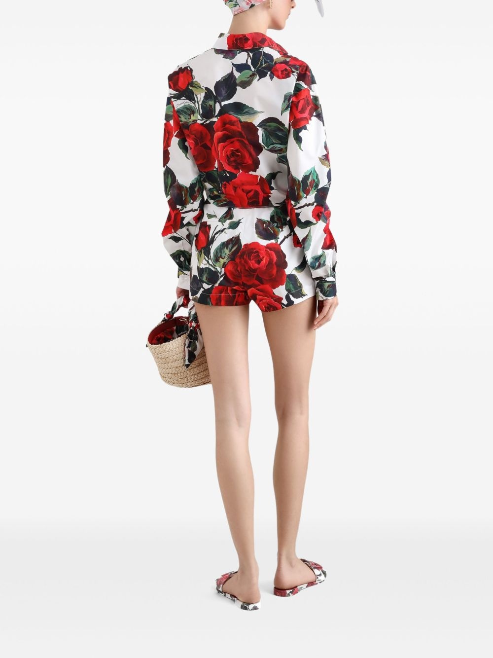 floral-print shirt - 3