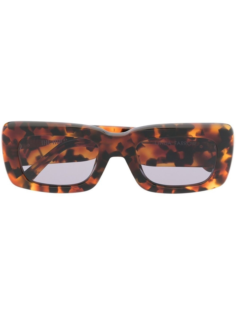 x The Attico Marfa tortoiseshell sunglasses 1