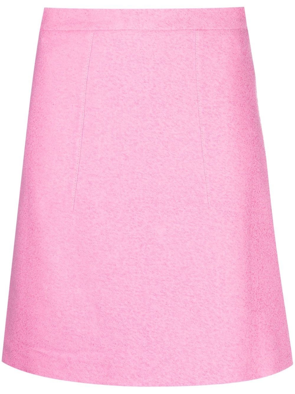 high-waisted A-line miniskirt - 1