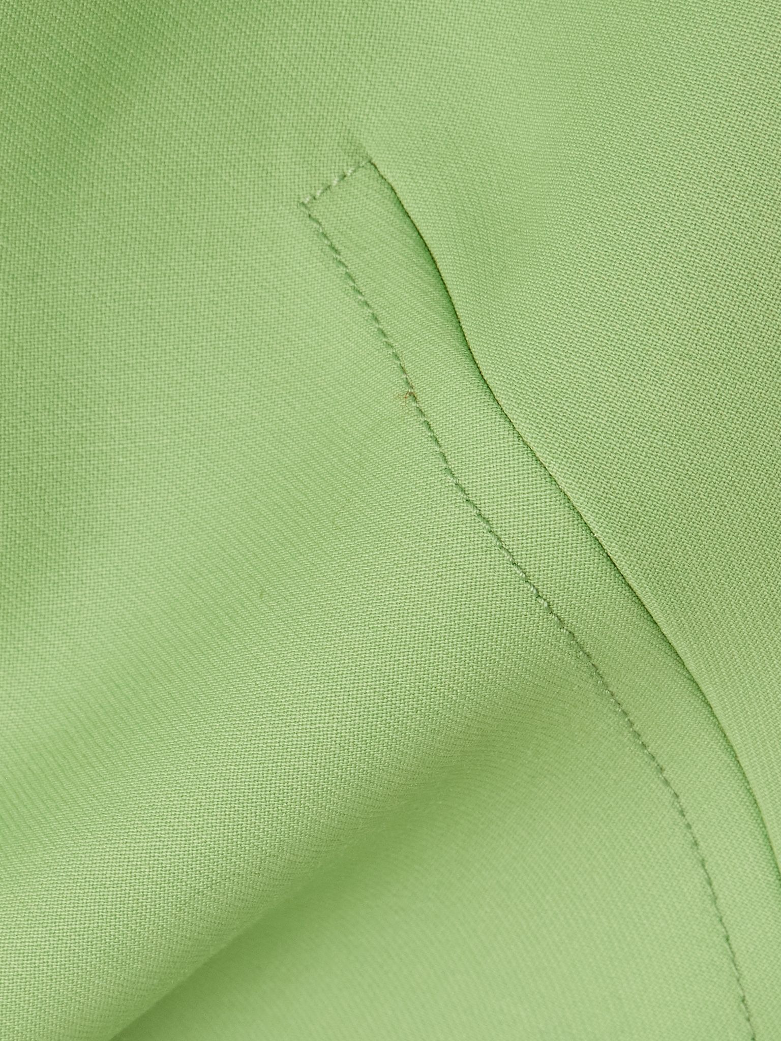 Rifer wool-crepe mini dress Light green - 5