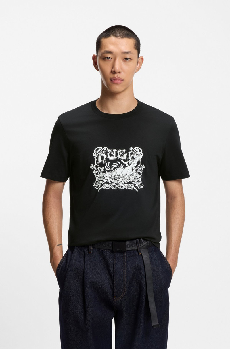 COTTON-JERSEY T-SHIRT WITH LOGO ARTWORK 2