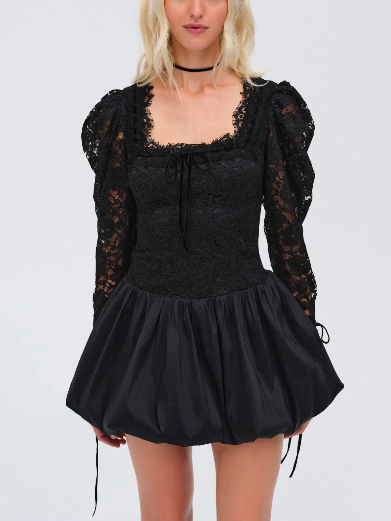 Waverly Lace Mini Dress - 1