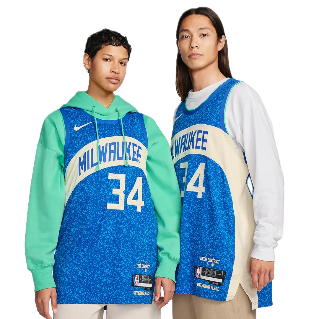 Nike Dri-FIT ADV NBA Authentic Jersey 2023/24 City Edition 'Milwaukee Bucks Giannis Antetokounmpo' D - 1