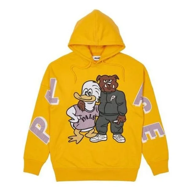 Palace SS22 Dog And Duck Drop Shoulder Hoodie 'Yellow' P22CS218 - 1