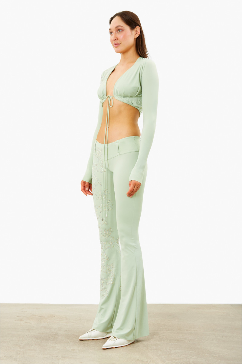 YAZMINE TROUSERS ADVENTURINE 4