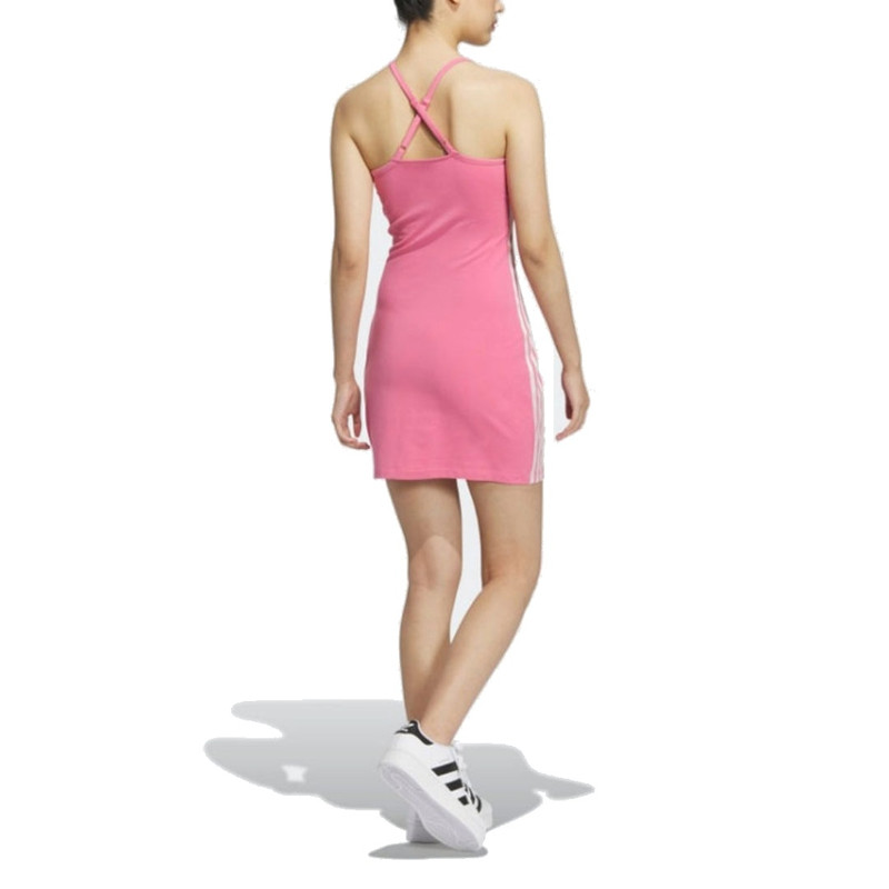 adidas (WMNS) adidas originals Adicolor 3-Stripes Mini Dress Asia Sizing 'Pink' JE6044 outlook