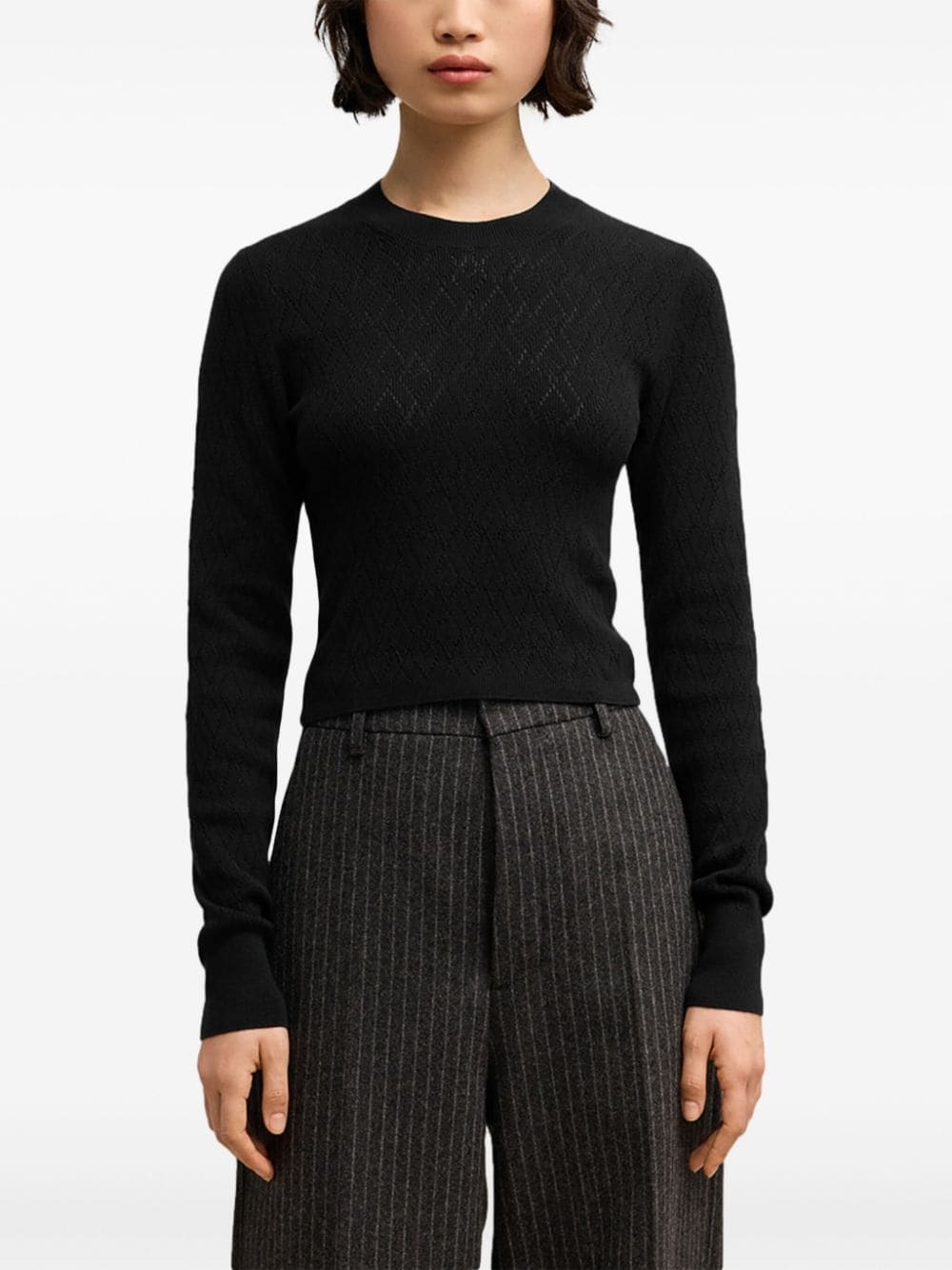 Ami de Coeur cotton-blend top - 5