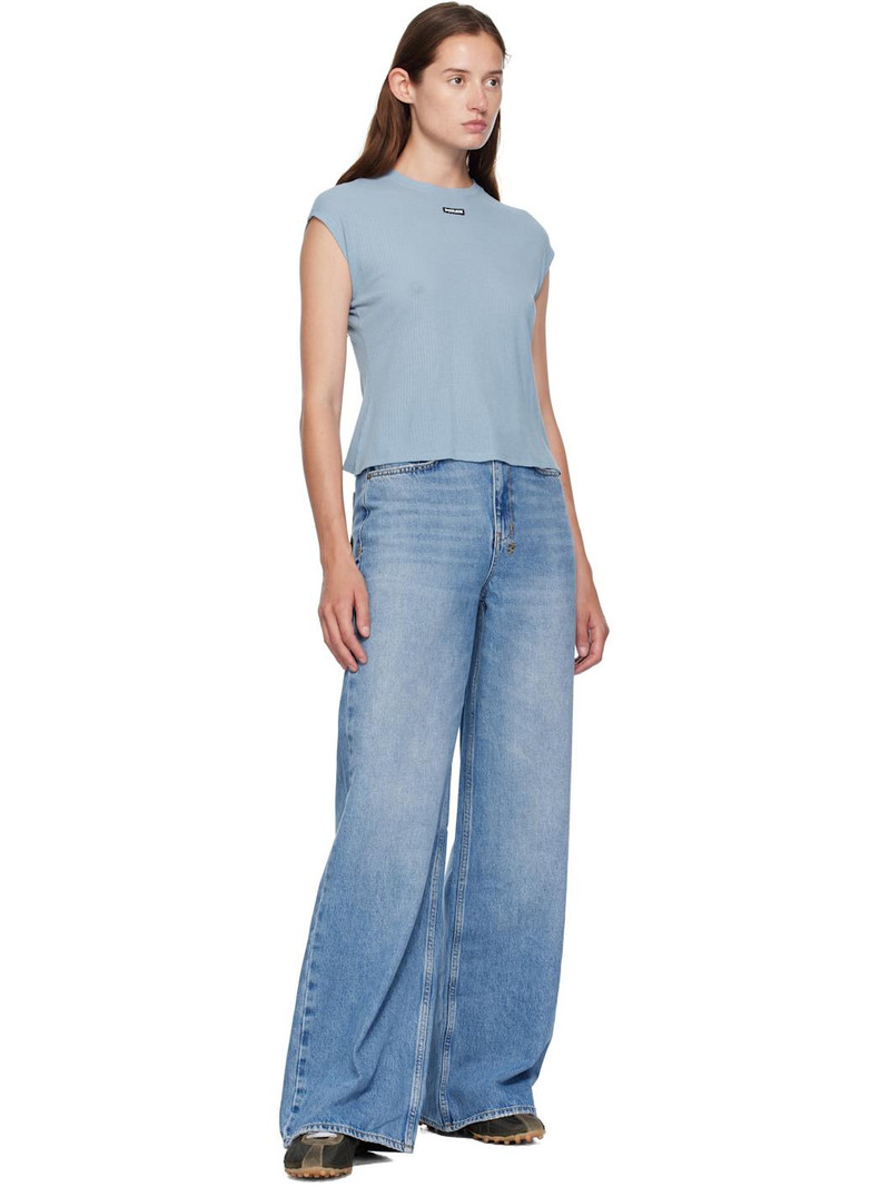 Ksubi Blue Baggy Strider Horizon Jeans outlook