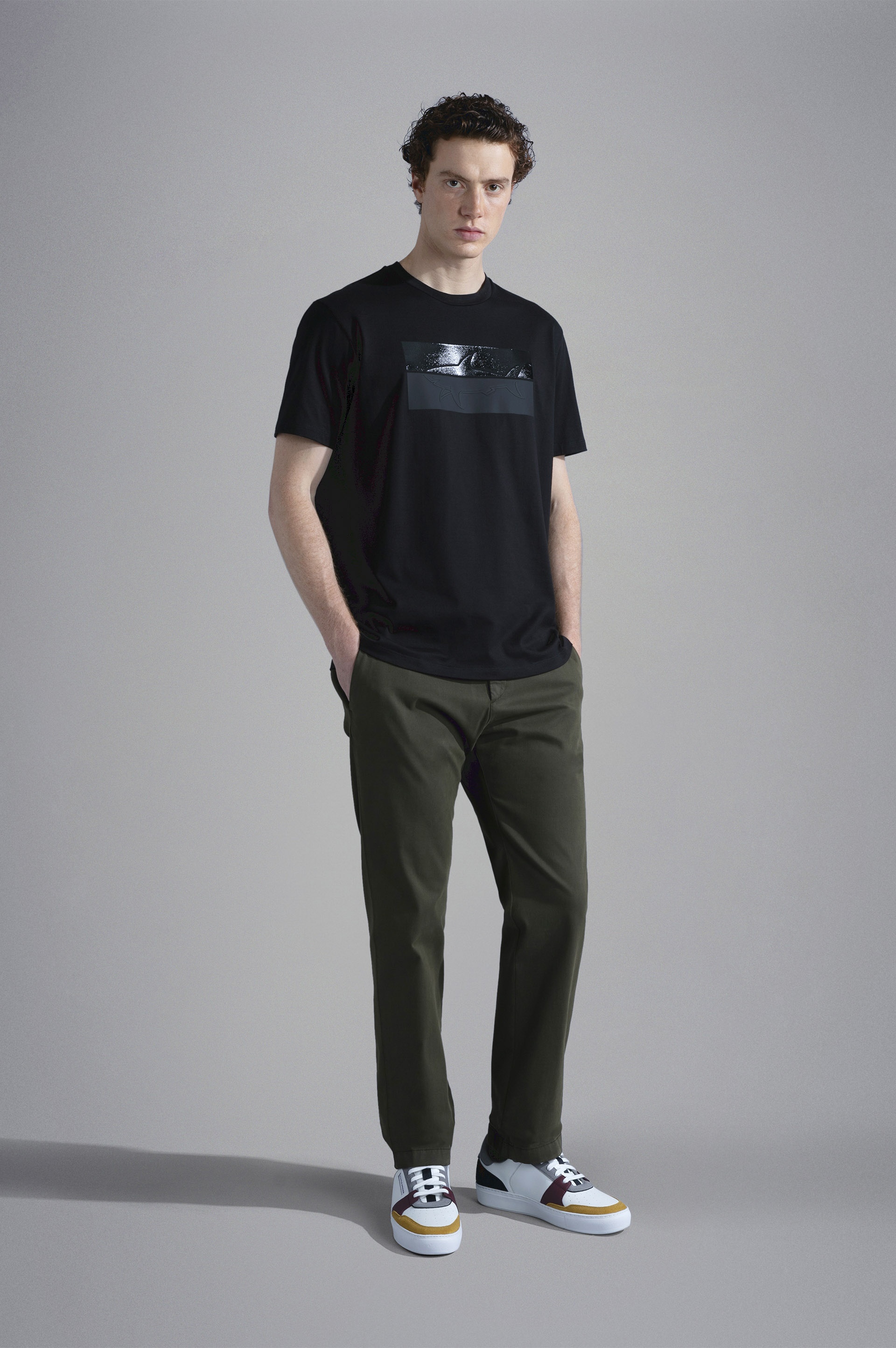 TWILL TENCEL COTTON CHINO TROUSERS - 2