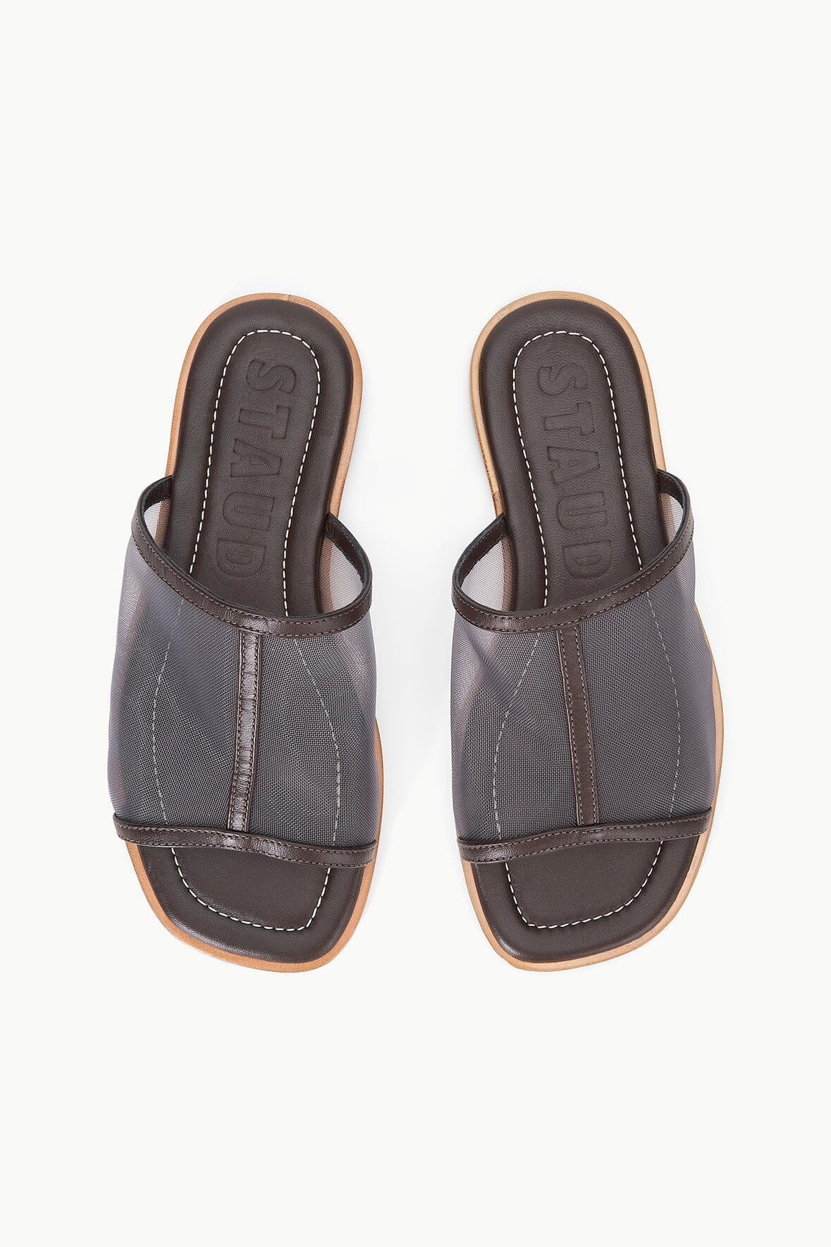 STAUD ALESSANDRA SANDAL ESPRESSO MESH - 6