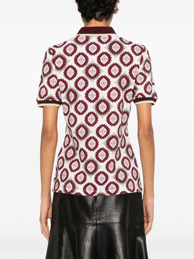 patterned polo top 4