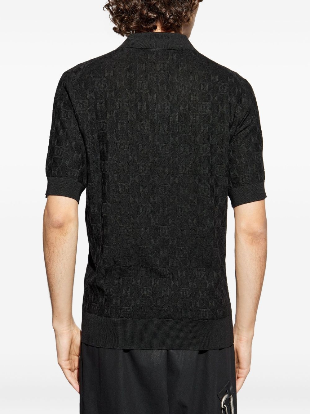 DG-patterned polo top - 4