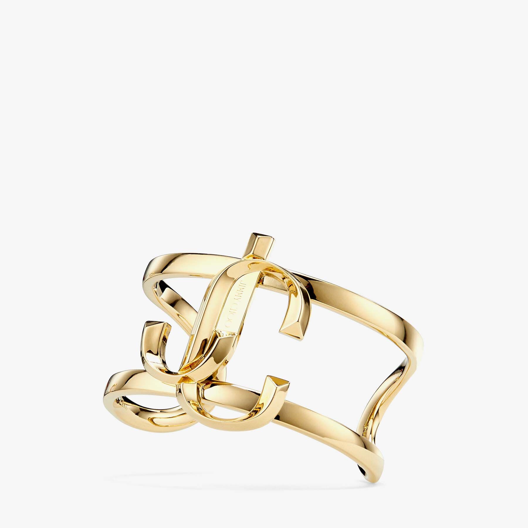 JC Monogram Cuff
Gold-Finish Metal JC Monogram Cuff Bracelet - 3