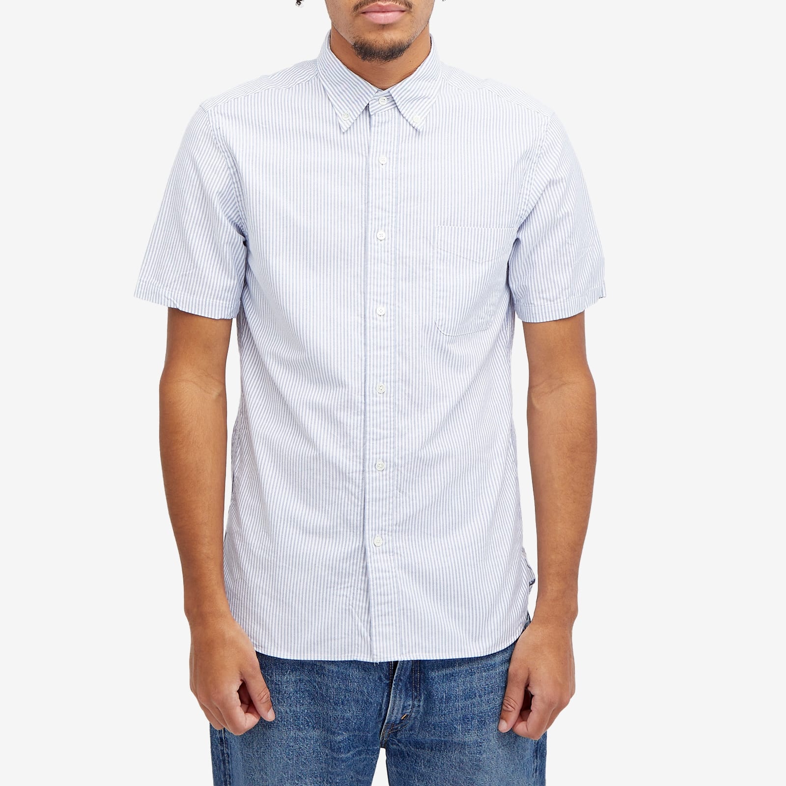 Beams Plus Button Down Short Sleeve Shirt - 2