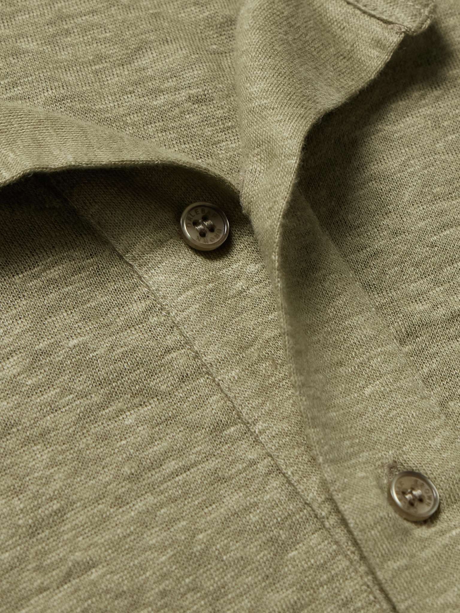 Sebastian Linen-Jersey Polo Shirt - 4