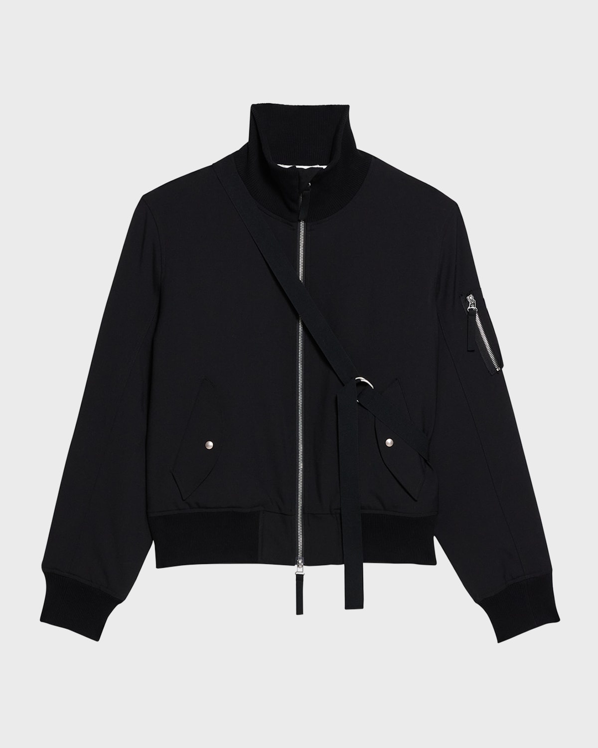 Men's Seatbelt Bomber Jacket - 1