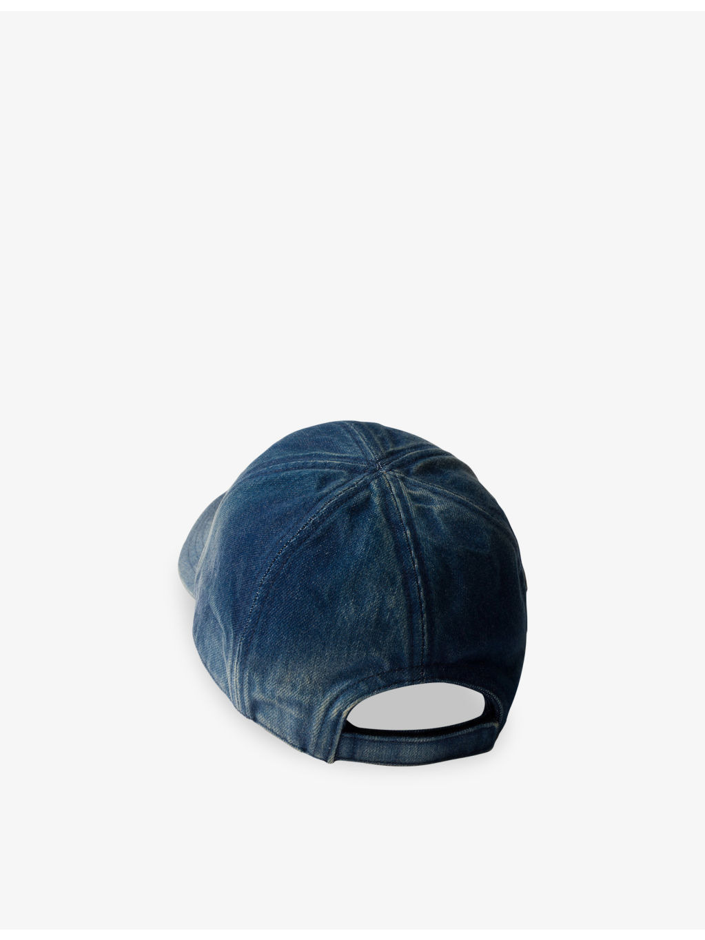 Triangle-Logo Denim Baseball Cap - 3