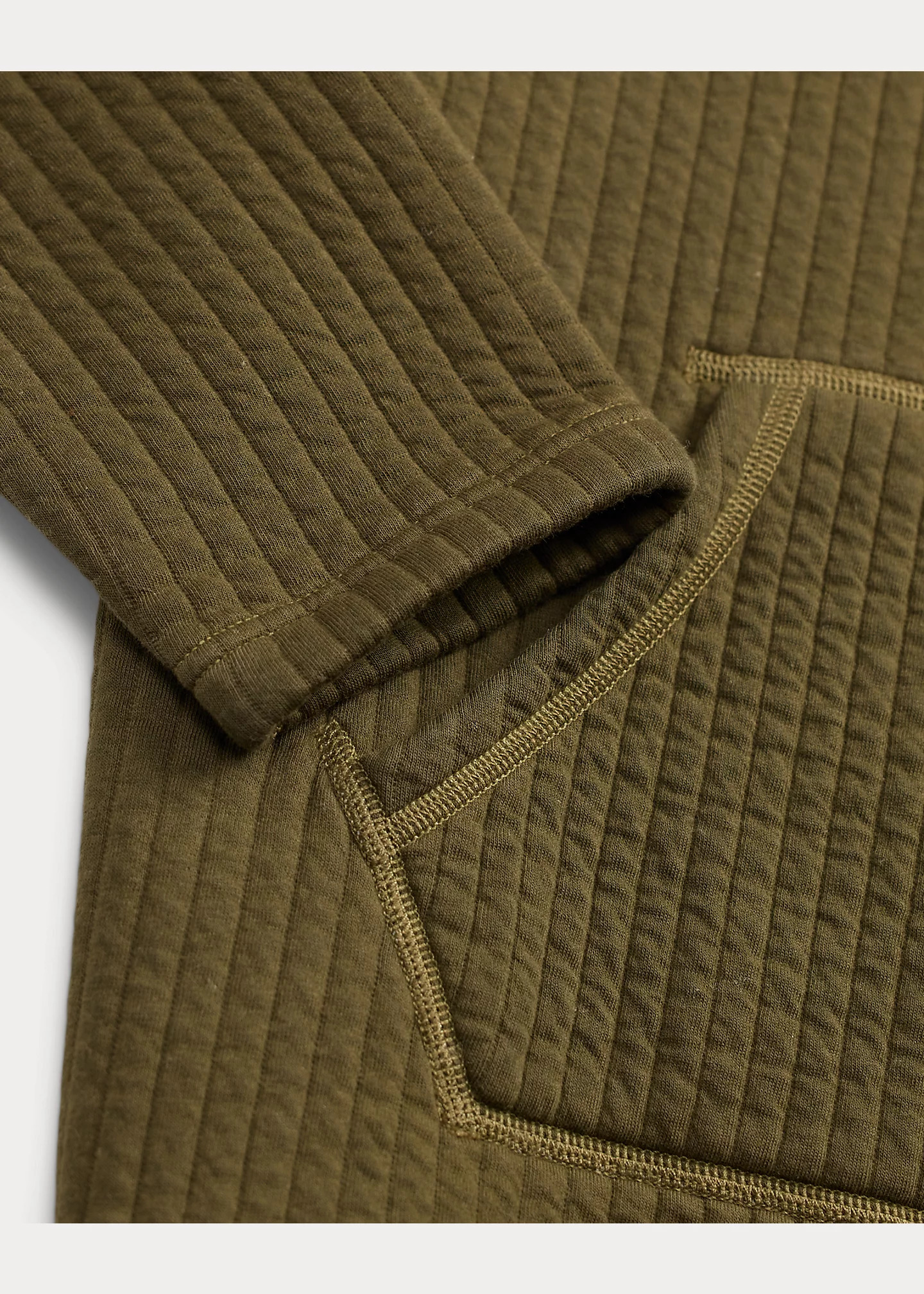 Quilted Double-Knit Sweatshirt - 4
