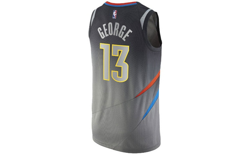 Nike Nike Paul George City Edition Swingman Jersey 13 Gray 912134-041 outlook
